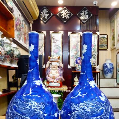 Bình Cổ Hút Thanh Long Vượt Biển